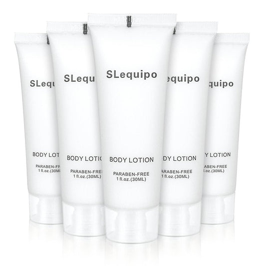 Travel Size Body Lotion Bulk (1 fl oz, 100 Pack), Refreshing Hotel Body Lotion, Mini and Small Size Body Lotion, Guest Hotel Toiletries in Bulk - Mini Body Lotion, Clear Container