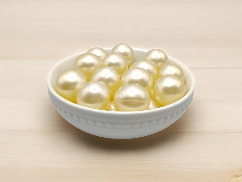 Vanilla Spice Aromatherapy Bath Pearls - Coconut Oil for Silky Skin | 25 Count