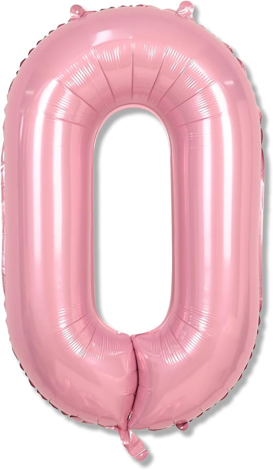 Regine Switzerland 40-Inch Pearl Pink Large Letter Balloons - Self-Inflating Mylar Alphabet for Girls' Birthday & Anniversary Decor