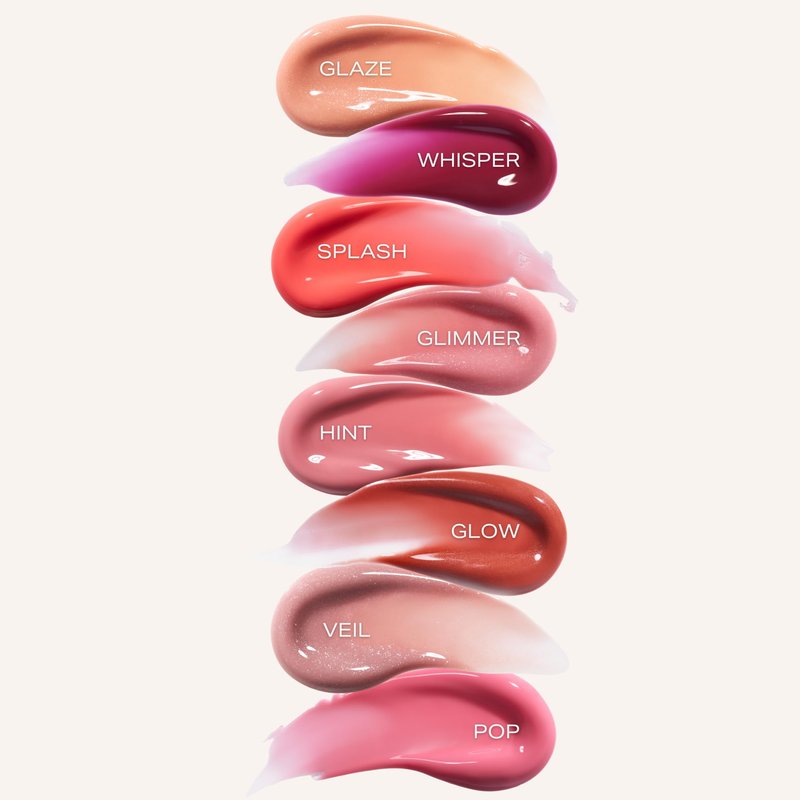 Woosh Beauty, Spin-On Lip Gloss, Hydrating Hyaluronic Acid & Shea Butter, No Fine Lines, Shine Finish, Vegan & Cruelty-Free - Glow