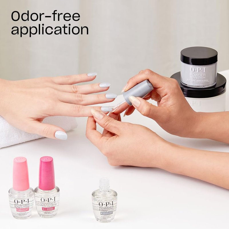 OPI Powder Perfection Alpine Snow | Opaque Soft White Crème Nail Dipping Powder | Classic Collection | 4.25 oz
