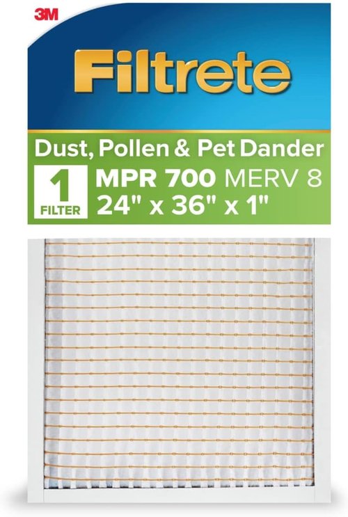 Filtrete AC Furnace Air Filter - MERV 8, MPR 700 | 24x36x1 Inch, 4-Pack for Optimal Airflow