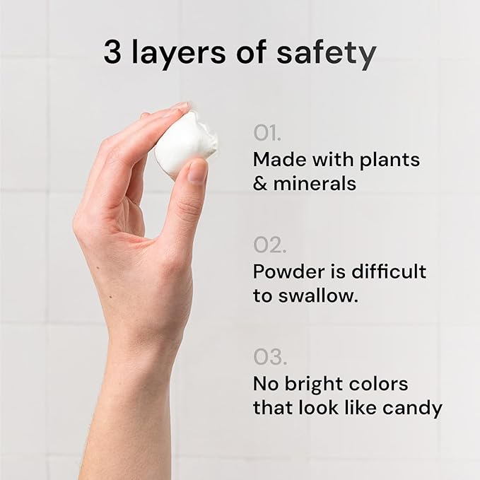 Grab Green Natural 3 in 1 Laundry Detergent Pods, Gardenia-with Essential Oils, 132 Loads, Organic Enzyme-Powered, Plant & Mineral-Based, White, 74.5Oz