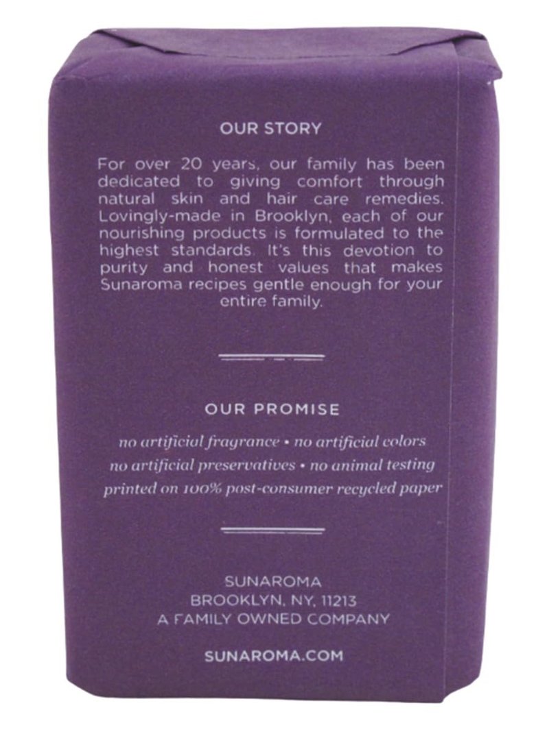 Sunaroma Soap Bar Lavender Shea + Vitamin E Oil 8 Ounce (Pack of 6)
