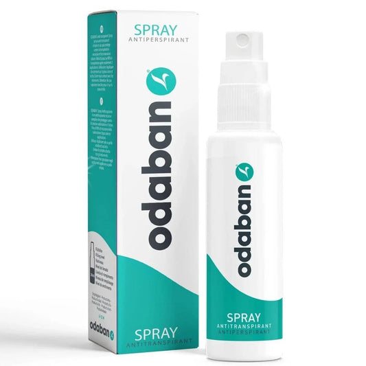 Odaban Antiperspirant Spray, Clinical Strength Aluminium Chloride Strong Antiperspirant Hyperhidrosis Treatment for Excessive Sweating, Fragrance-free