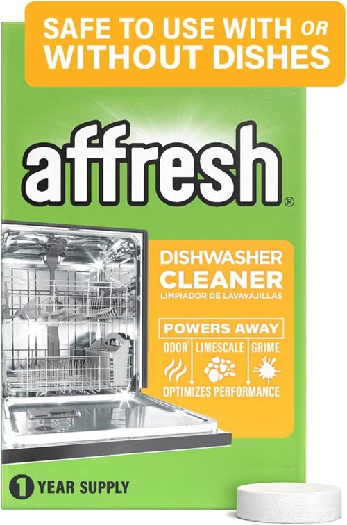 Affresh Dishwasher Cleaner - Eliminate Odors, Limescale & Grime | 12 Tablets for 1 Year Supply