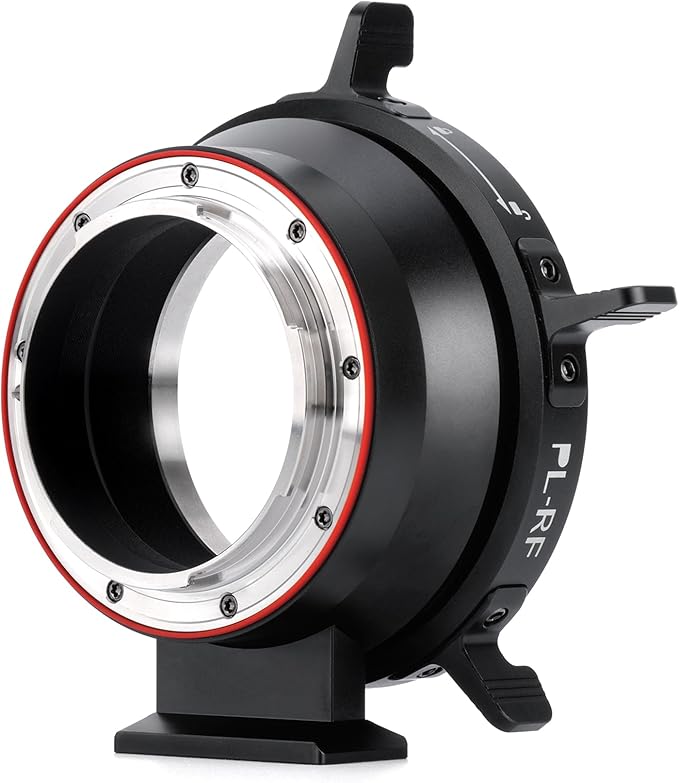 SNIPIZ PL-RF Lens Mount Adapter with Rotary Lock, Compatible with PL Lens to Canon RF Mount Cameras