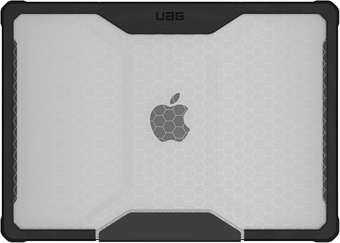 URBAN ARMOR GEAR UAG Designed for MacBook Pro 14" Case M5 2026 M4 2024 M3 2023 Pro/Max Chip Rugged Military Grade Laptop Cover, Plyo Translucent Clear Ice