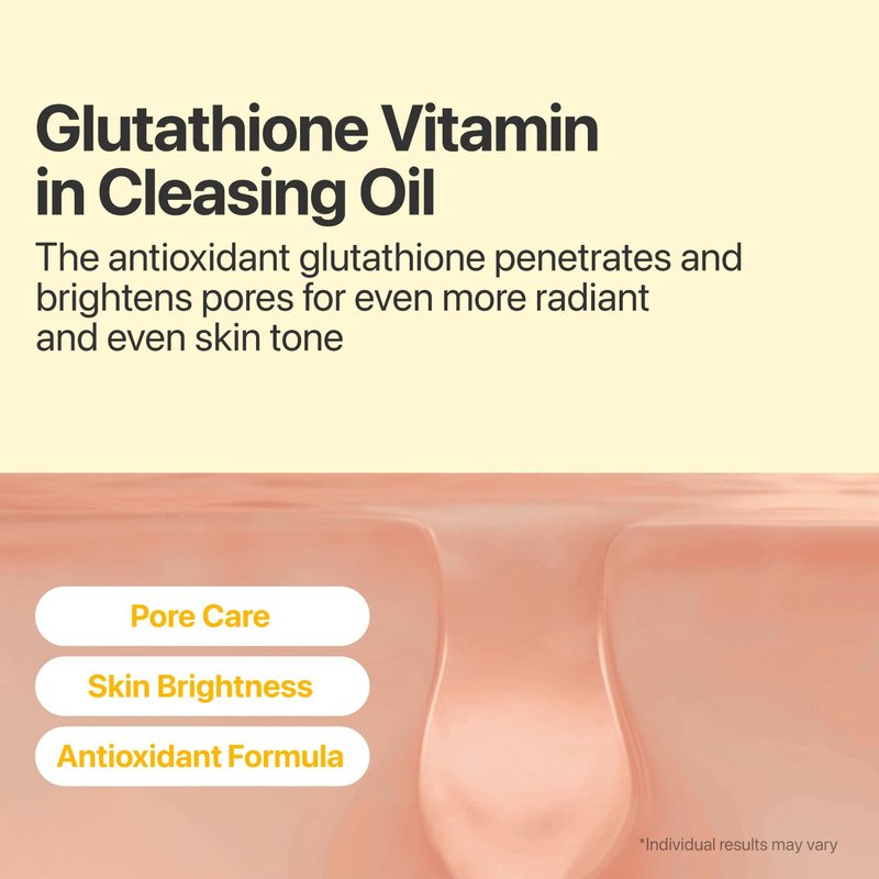 Numbuzin No.5 Cleansing Oil - Glutathione & Vitamin C for Pores, Dark Spots | 6.76 fl oz