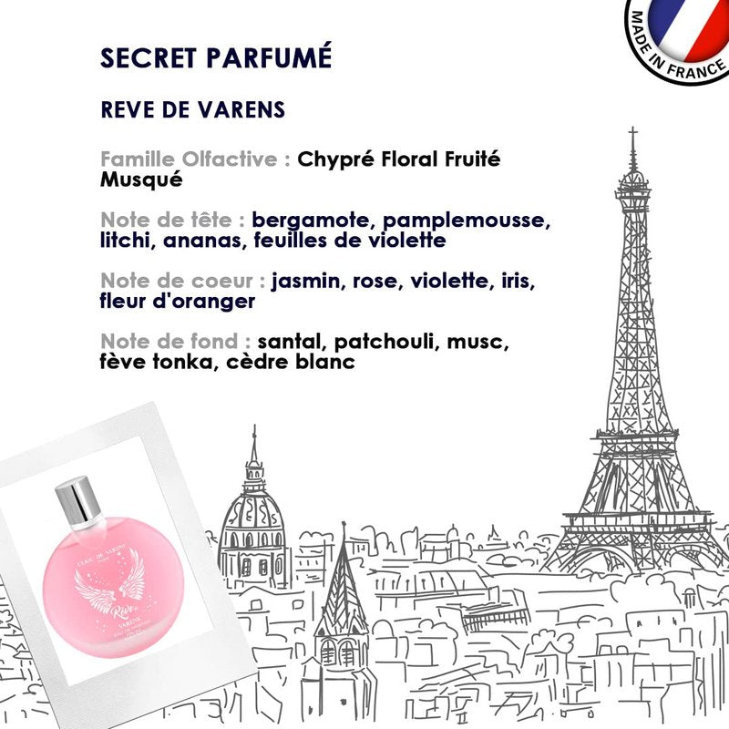 Ulric de Varens Udv Reve De Varens For Women Eau De Parfume Spray 3.4 Ounces, Clear