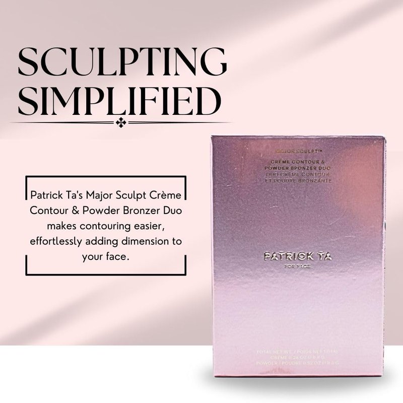 PATRICK TA Major Sculpt Crème Contour & Powder Bronzer Duo She's Statuesque