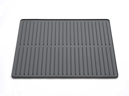 WeatherTech DishMat Contain - 16" x 18" Drip Dry Hand-Washed Dish Drying Mat, Slate