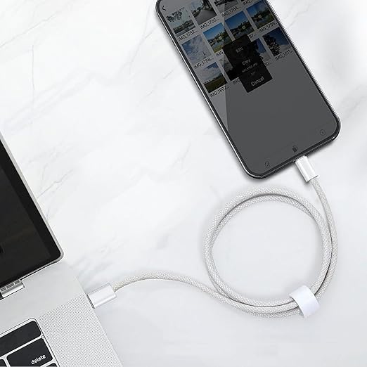 5FT USB C to USB C Woven Cable for iPhone 15/16/17, 16/15 Pro Max, Plus, 17E/16E,Air Car Carplay Charger Cord, AirPods 4,AirPods Pro (2nd/3rd Gen) Fast Charging Cable, iPad Pro/ iPad Air Charger Cable