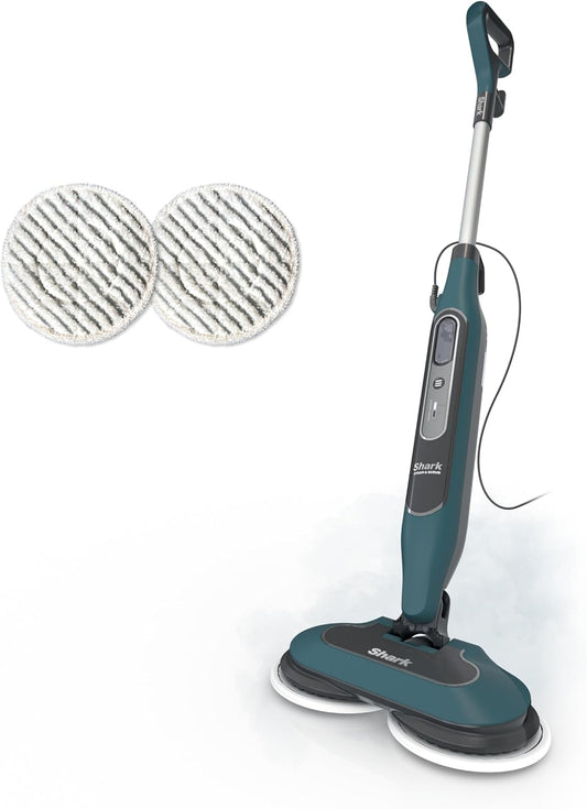 Shark Steam & Scrub Hard Floor Steam Mop - All-in-One Sanitizing with 2 Steam Modes & XL Water Tank | Teal S8002BRN