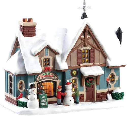 Lemax Caddington Village Lighted Building - Charming Snow Day Decor | Perfect Holiday Display