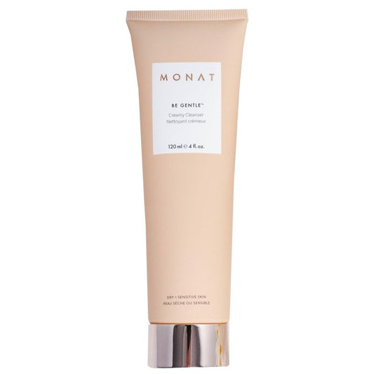 MONAT Be Gentle Creamy Cleanser -Gentle Facial Cleanser Cleanses Impurities w/out Stripping the Skin. Creamy Face Wash Gentle Cleanser. Face Moisturizer Hydrating Cleanser -Net Wt. 120 ml / 4.0 fl. oz