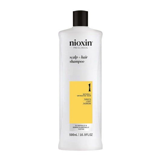 Nioxin Scalp & Hair Thickening Shampoo - Natural Hair Care | Strengthens Against Breakage with Niacinamide & Biotin
