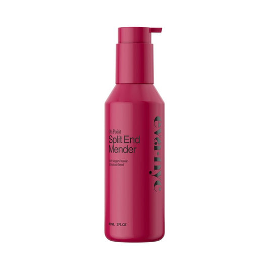 Eva NYC Split Ends Treatment for Dry Damaged Hair - Reduce Breakage + Seal Split Ends with Vegan Protein + Baobab Seed - Serum for Softer Stronger Hair - Travel Size - Vanilla Scent - 2 fl oz