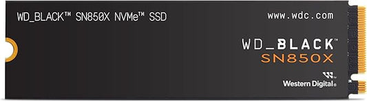 WD_Black SN850X 8TB NVMe SSD - M.2 2280, Up to 7,300 MB/s Read speeds, Up to 6,300 MB/s Write speeds, Gaming Expansion, High Performance Internal Solid State Drive - WDS800T2X0E