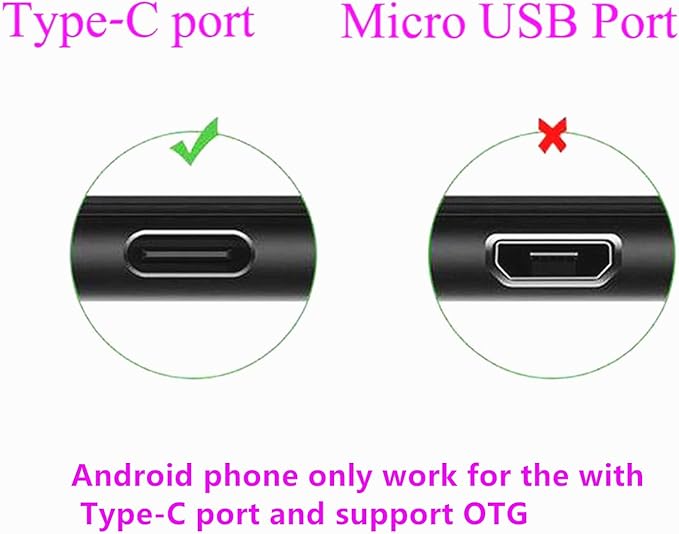 DNTESR Mini Cell Phone Fan 2-in-1 Fan Compatible for iPhone, iPad, Android Smartphone,Tablet - Colorful and Powerful- Cell Phone Summer Accessories (6-Pack)