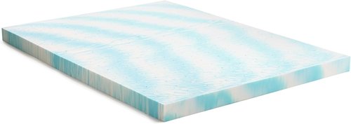 Linenspa 4 Inch Gel Memory Foam Mattress Topper - Queen Size, Cooling & Pressure Relieving, CertiPUR Certified