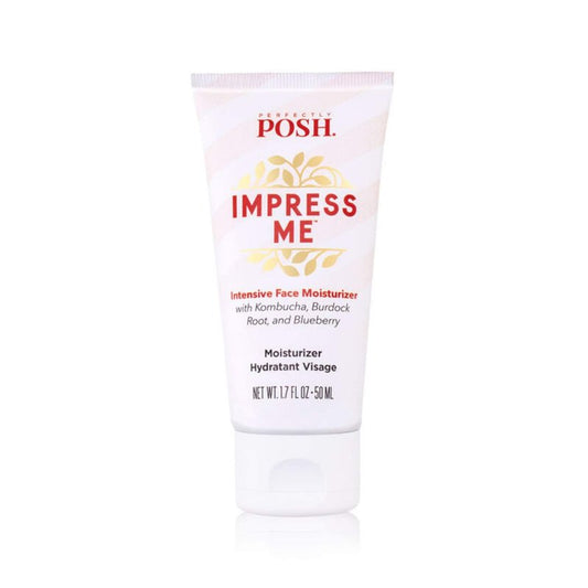Perfectly Posh - IMPRESS ME Intensive Face Moisturizer with Kombucha, Burdock Root, & Blueberry - Hydrating and Nourishing Formula - 1.7fl oz