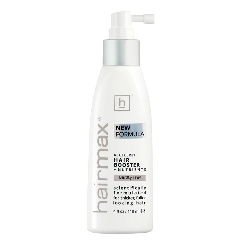 Hairmax Acceler8 Hair Booster + Nutrients - Topical Hair Regrowth Treatment - Thinning Hair Loss Solution - Advanced Scalp Care - Minimizes Hair Shedding - B Vitamins & Omega 6-4 fl oz
