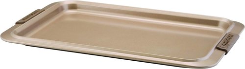 Anolon Bronze Nonstick Baking Sheet - 10 Inch x 15 Inch Cookie Pan with Grips, Brown Finish