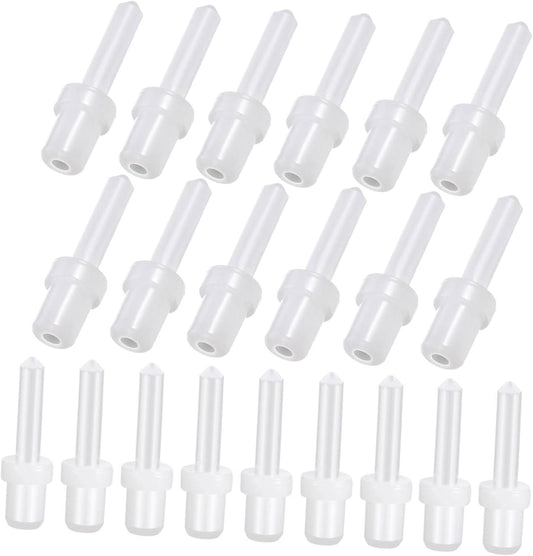 Skiennix 60-Pcs Plastic Louver Pins Replacement Kit - Durable Telescopic Design for Plantation Shutters