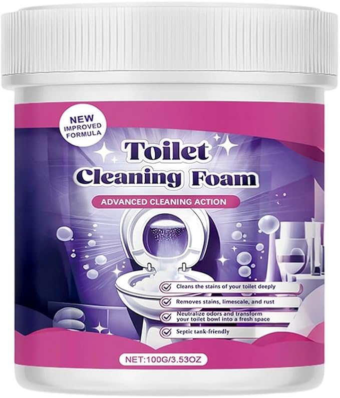2026 New Toilet Bowl Cleaner, Toilet Cleaning Foam, Power Foaming Toilets Clean, Clean Foam Cleaner, Touch Free Foaming Powder â Bathroom Cleaning Powder (1PCS)