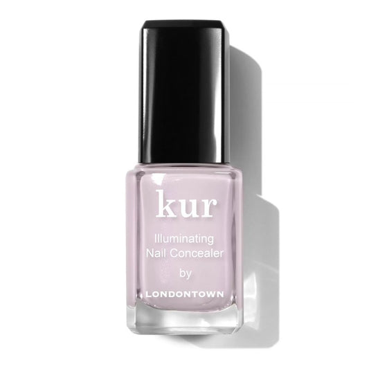 LONDONTOWN Pink Illuminating Nail Concealer, Sheer Brightening Nail Polish & Strengthener for Yellowing, Damaged or Discolored Nails, Natural Nail Perfector, Light Sheer Pink, 21+ Free, 0.4 Fl Oz
