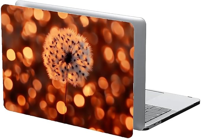 COTAIL Compatible with MacBook Air 13.3 13.6 Inch Case 2022 2021 2020 2019 Plastic Hard Shell Case Cover,13.3 Pro(A1706/A1708/A1989/A2159/A2289/A2338), Dandelion
