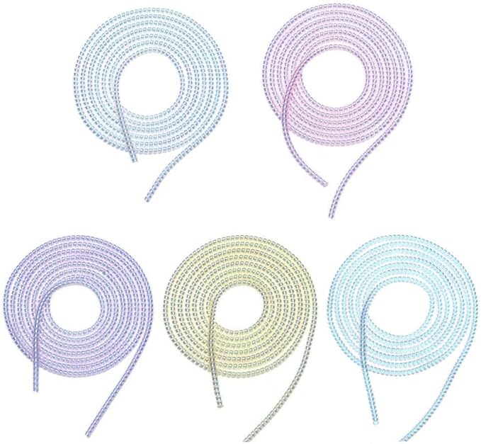 HODASHI Spiral Cable Protector, 1.5m (4.92ft), Blue
