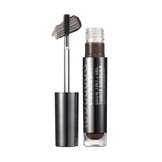 Milk Makeup KUSH High Roll Defining + Volumizing Brow Tint – Tubing Brow Gel Shapes, Volumizes + Sets Eyebrows Up to 24 Hours – Water Resistant, Smudge-Proof, Clean – Grind (Dark Brown), 0.16oz