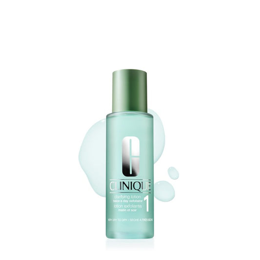 Clinique 3-Step Clarifying Lotion Face Exfoliator 1 | Toner With Witch Hazel + Salicylic Acid | For Very Dry Skin Types, 6.7 Fl Oz