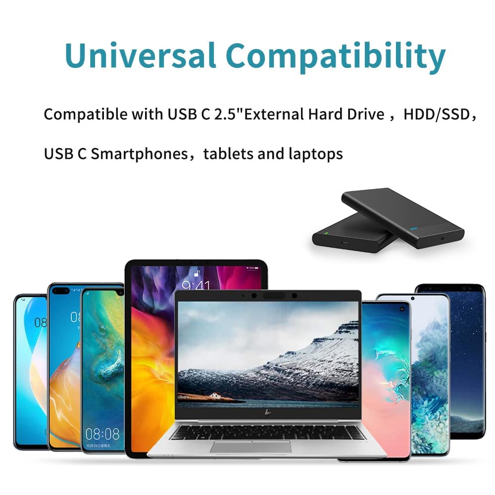 CableCreation USB C to USB A Cable 5FT, USB 3.1 USB 3.2 Gen2 10Gbps USB A to C Data Cable, Android Auto 3A for USB C External SSD MacBook Pro iPad, Galaxy S24/S23+, iPhone 16/15, 1.5m