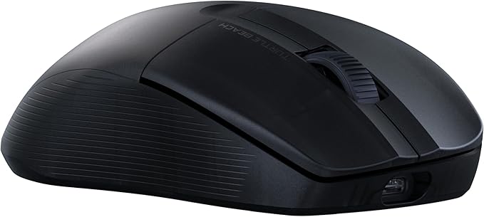 Turtle Beach Pure Air Wireless RGB Gaming Mouse, Ultra-Light 54g Ergonomic Design, 26000 DPI Optical Sensor, 125-Hour Rechargeable Battery, Dual Wireless + Bluetooth, Titan Optical Switches – Black