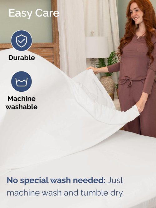 Extra Deep Twin XL Sheet Set - 4 Piece Breathable and Cooling Sheets - Hotel Luxury Bedding for Women, Men, Kids & Teens - Easy Secure Fit - Soft & Wrinkle Free - Extra Deep Pockets - Antique White