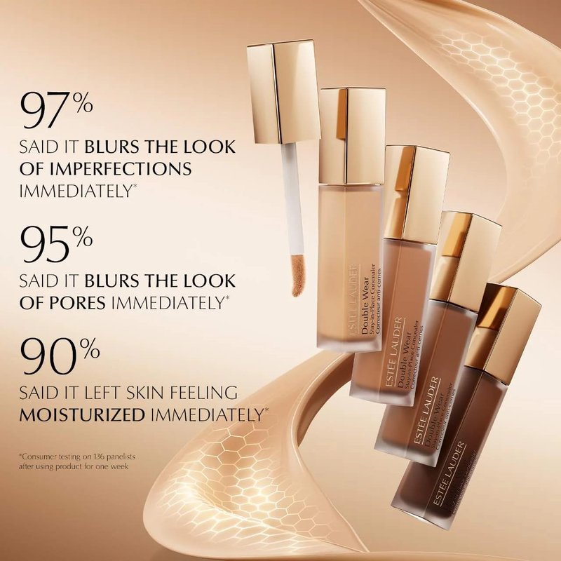 Estée Lauder Double Wear Stay-in-Place Flawless 24-Hour Concealer Makeup | Longwear | Soft Matte Finish, Medium-to-Full Coverage | Hydrating Concealer, 0.4 Fl Oz, 8C