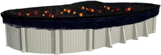 In The Swim 16' x 25' Oval Leaf Net Cover for Above Ground Swimming Pools - Removes Leaves, Sticks, and Small Debris from Your Winter Cover