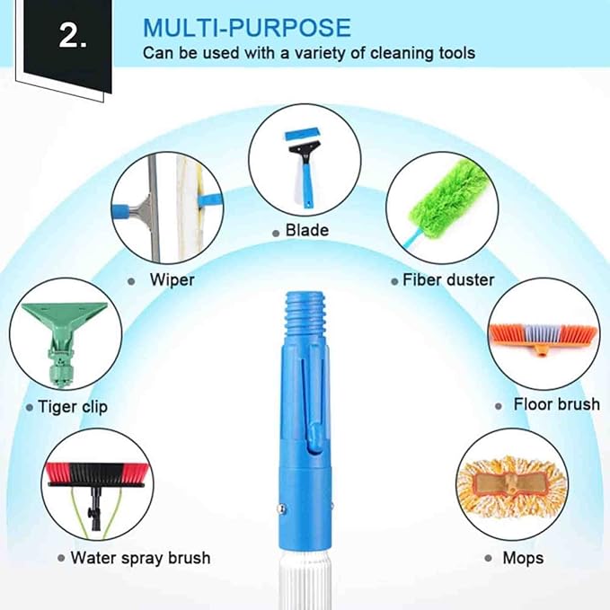 Photovoltaic Panel Cleaning Window Clean 5-12M Water Fed Telescopic Brush Extendable Cleaner Conservatory Roof Cleaning Tools 12M Rod 30Cm Brush Head,12M,50Cm Brush Head,12m,50cm Brush Head