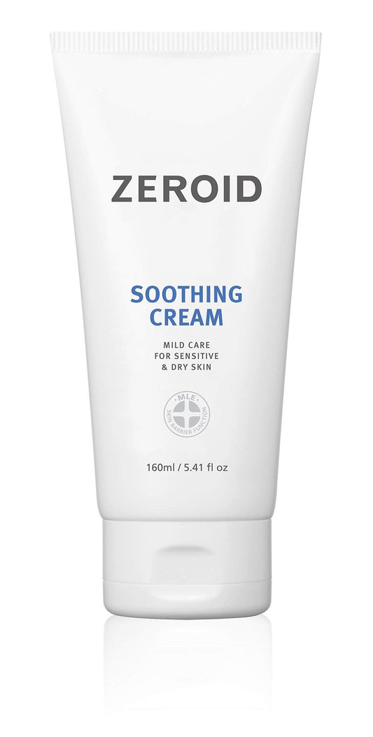 ZEROID | Soothing Cream | Face Moisturizer for Sensitive Skin | Face Cream for Skin Barrier Repair | Facial Lotion for Soothing & Calming | Dermocosmetic Lotion | Korean Skin Care | 5.41 fl oz (160ml)