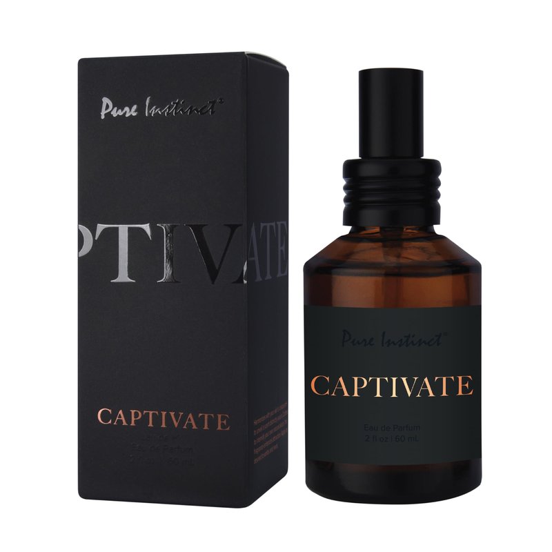 Pure Instinct CAPTIVATE The Original Pheromone Infused Essential Oil Perfume Cologne - Men's Collection - TSA Ready (Spray Bottle 2 Fl. Oz./60mL)