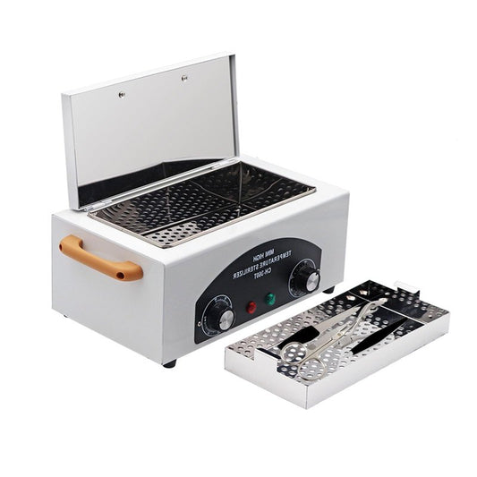 GoLashFun 1.5L Autoclave Sterilizers,High Temperature Nail Tool Sterilizer Metal Tool Cleaning Box,Sanitizing Box for Nail Tools with Timer Dry Heat Sterilizer Cabinet Equipment