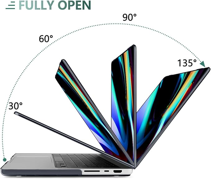 DONGKE Compatible with MacBook Pro 16 Inch Case (2026-2021 Release, M5 M4 M3 M2 M1 Pro/Max Chip), Plastic Hard Shell Cover with Keyboard Cover & Screen Protector for MacBook Pro 16", Wood Grain