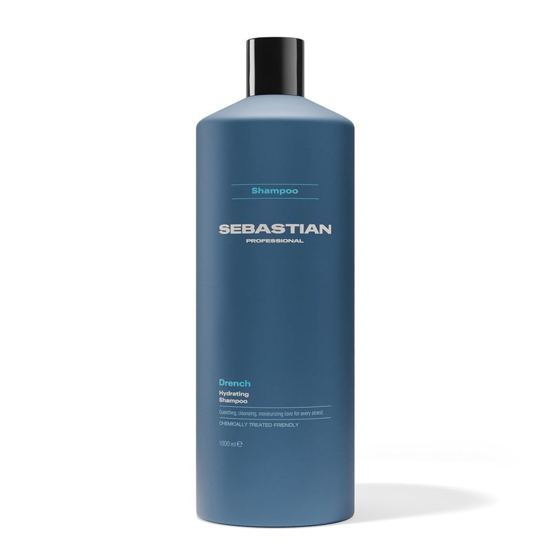Sebastian Professional Drench Shampoo - Deep Moisturizing for Chemically Treated Hair | 33.8 Fl Oz