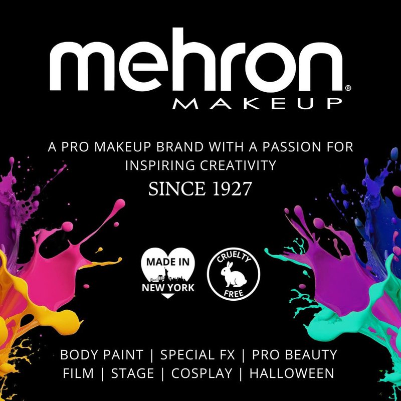 Mehron Makeup Clown White Professional Face Paint Cream Makeup | White Face Paint for Stage, Film, Cosplay, & Mime | Halloween Clown 16 oz (453g) | Made in the USA