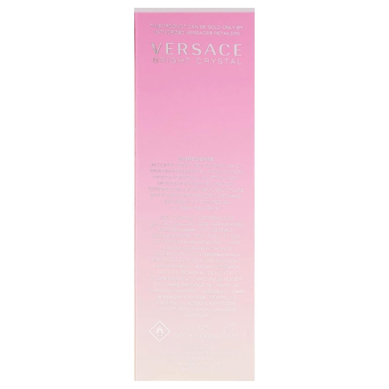 Versace Bright Crystal Eau De Toilette Spray for Women - Fresh Floral Fragrance | 0.3 Oz