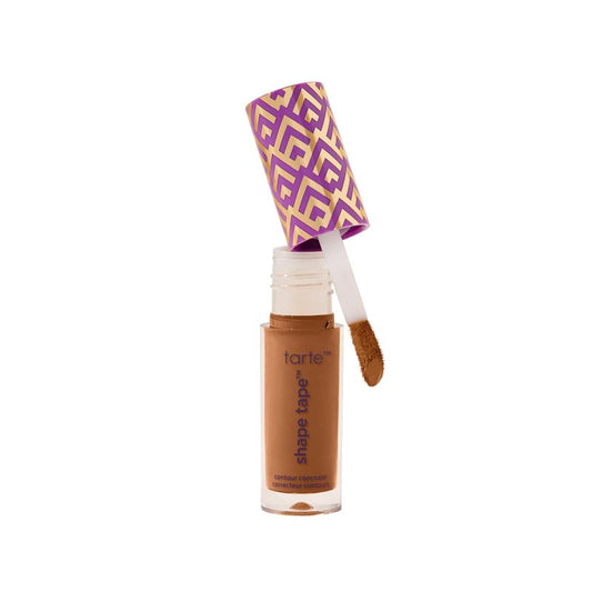 tarte shape tape concealer – Full-Coverage Creaseless Soft Matte Finish, Brightening Under-Eye & Face Makeup, 16hr Longwear, Vegan & Cruelty-Free, travel size, 53G deep golden