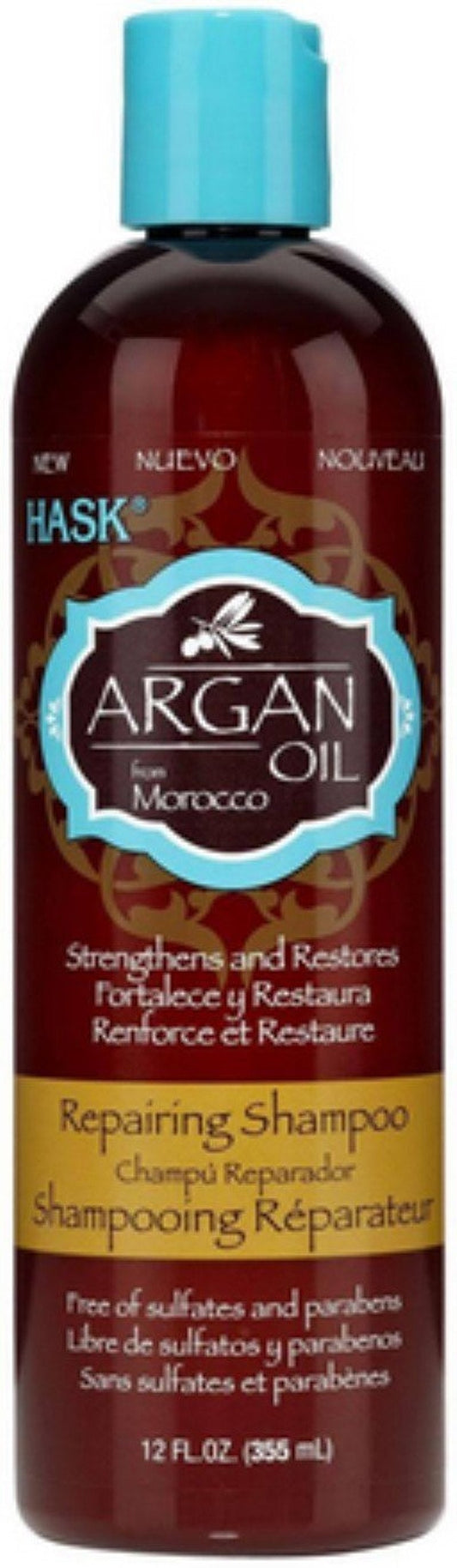 Hask Sh Argan Oil Repairi Size 12z Hask Argan Oil Repairing Shampoo 12z